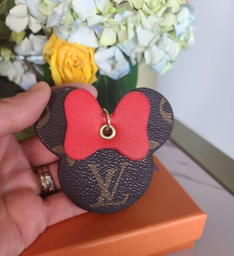 LV Minnie Mouse Keychain