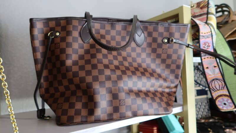 LV Neverfull MM Damier Ebene