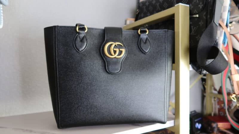 GUCCI SMALL TOTE WITH DOUBLE G