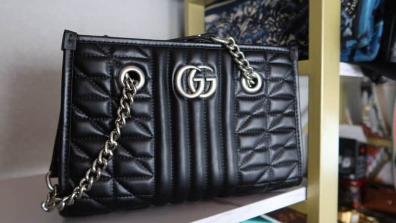 GUCCI GG MARMONT SMALL TOTE