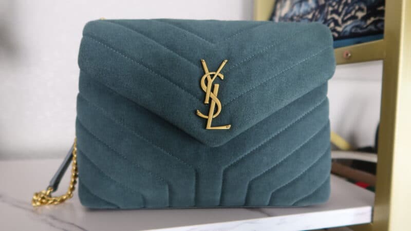 1:1 YSL LOULOU SMALL BAG Y-QUILTED SUEDE