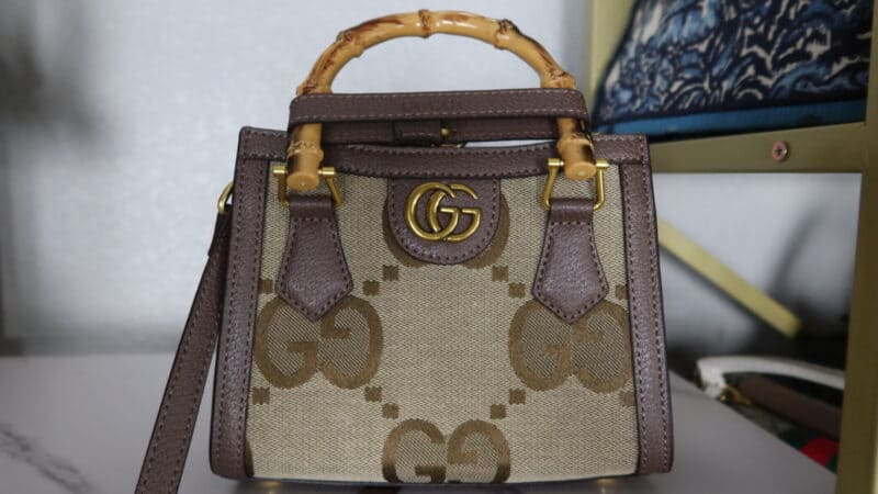 GUCCI DIANA JUMBO GG MINI TOTE BAG
