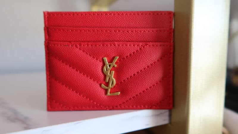 YSL MONOGRAM CARD CASE