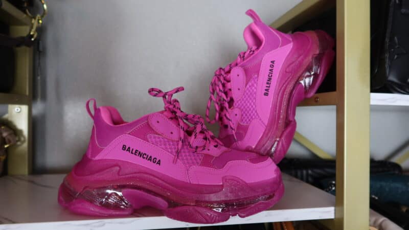 BALENCIAGA CLEAR SOLE TRIPLE S