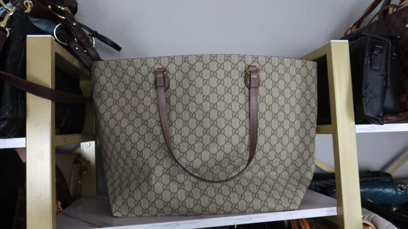 GUCCI OPHIDIA ZIP SUPREME TOTE