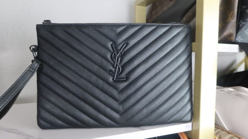 YSL MONOGRAM TABLET POUCH
