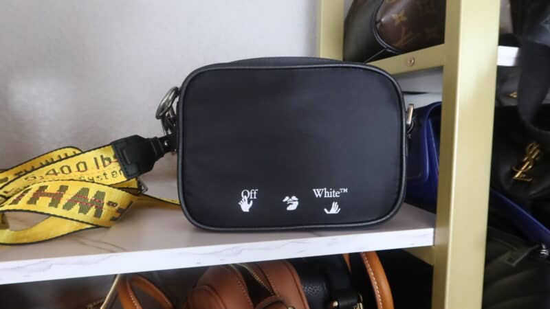 OFF WHITE LOGO CROSSBODY NYLON BAG