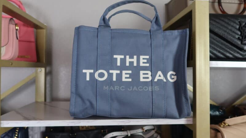 MARC JACOBS SMALL TRAVELER CANVAS TOTE