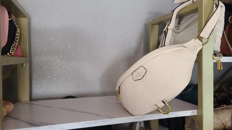 LV BUMBAG EMPREINTE CREAM