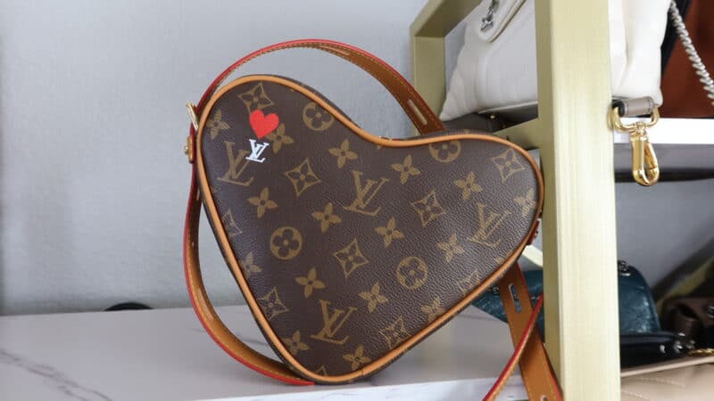 LV COEUR HEART BAG GAME ON