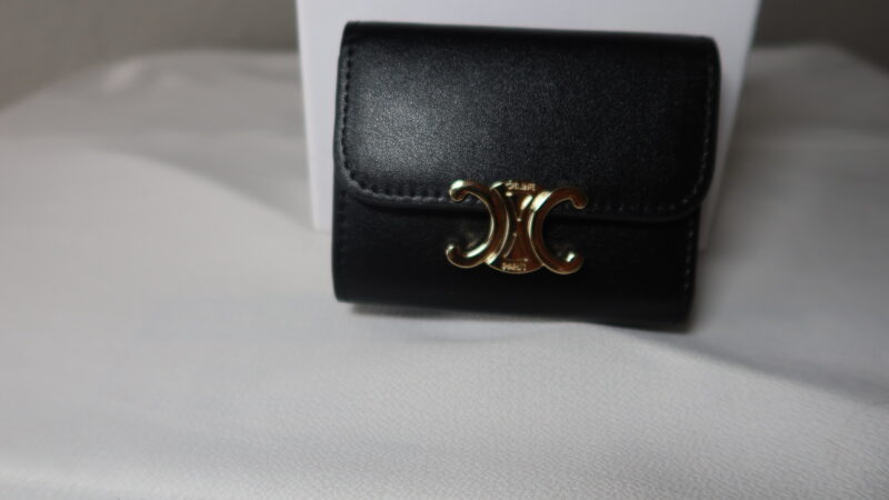 CELINE COMPACT WALLET COIN TRIOMPHE