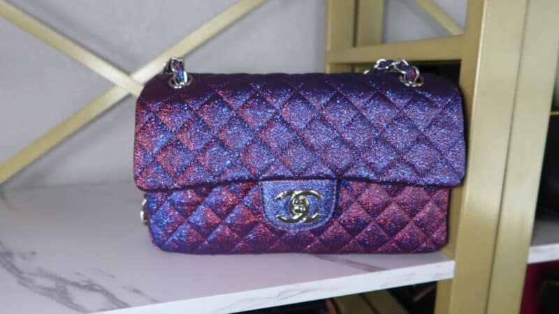 CHANEL IRIDESCENT FLAP BAG